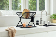 Load image into Gallery viewer, Brabantia Foldable Dish Drying Rack, Large - Dark Grey