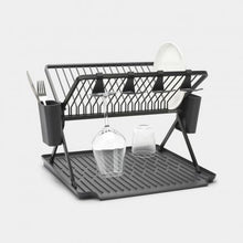 Load image into Gallery viewer, Brabantia Foldable Dish Drying Rack, Large - Dark Grey
