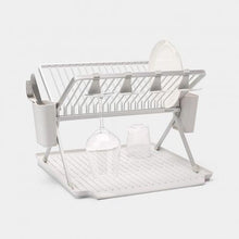 Load image into Gallery viewer, Brabantia Foldable Dish Drying Rack, Large - Light Grey