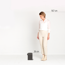 Load image into Gallery viewer, Brabantia New Icon Pedal Bin, 3 Liters - Platinum