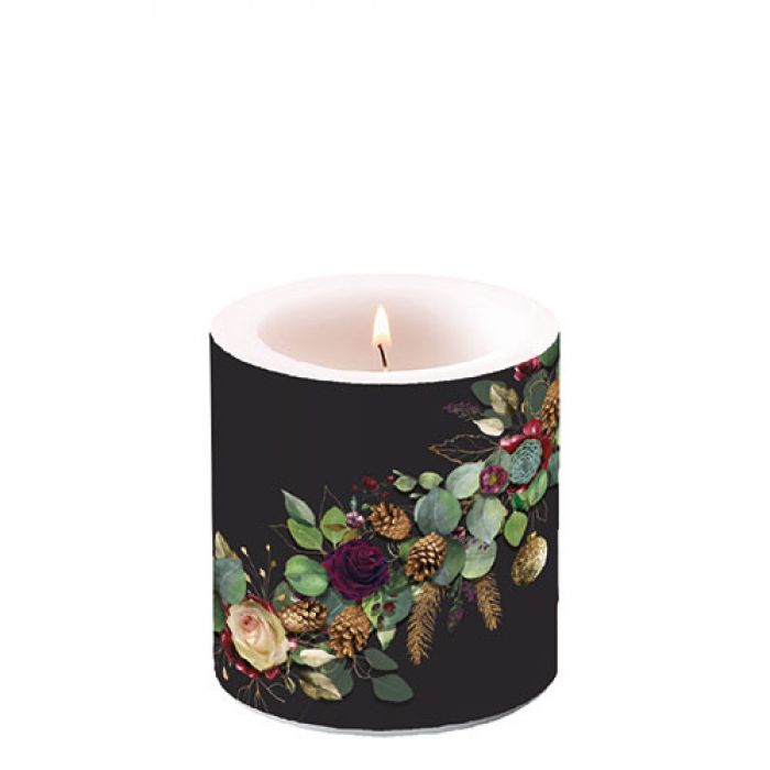 Ambiente Eucalyptus Black Candle - Unscented