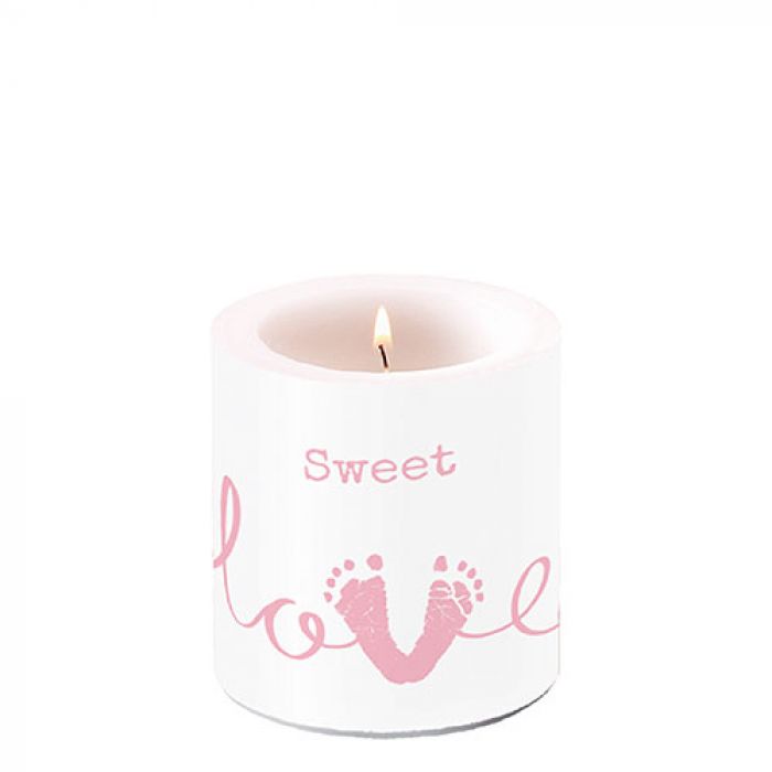 Ambiente Sweet Love Girl Candle - Unscented