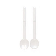 Load image into Gallery viewer, Gab Plastic Set of Salad Spoon and Fork- Available in several colors
