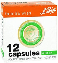 Load image into Gallery viewer, Le Parfait Pack of 12 Familia Wiss Jar Capsules - 100mm
