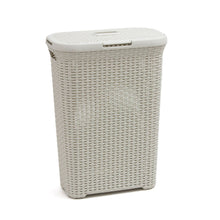 Load image into Gallery viewer, Curver Rattan Slim Laundry Hamper - 40 Liters, Available in 2 Colors