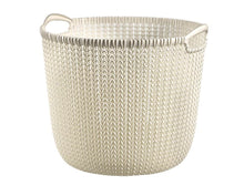 Load image into Gallery viewer, Curver Knit Large Round Basket- 30 Liters, Available in Several Colors