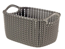 Load image into Gallery viewer, Curver Knit X-Small Rectangular Basket, 3 liters