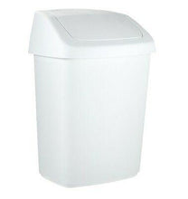 Load image into Gallery viewer, Curver Waste Bin with Swinging Lid, 25 Liters - White