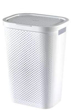 Load image into Gallery viewer, Curver Infinity Laundry Hamper with Dots - 60 Liters, Grey or White