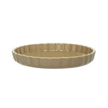 Load image into Gallery viewer, Emile Henry Tarte Dish / Quiche Dish - 30cm, White or Dark Beige