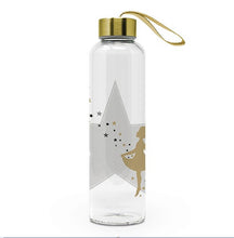 Load image into Gallery viewer, Ambiente Glass Water Bottle Make A Wish
