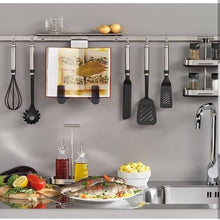 Load image into Gallery viewer, Brabantia Wall Rail for Hanging Kitchen Tools - Matt Steel