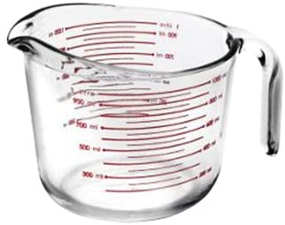 Ibili Kristall Glass Measuring Cup –  Available in 2 sizes