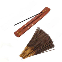 Load image into Gallery viewer, Topps Incense Sticks & Wooden Burner - Pack of 100 Sticks, Available in Several Scents