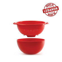 Load image into Gallery viewer, Gab Plastic Salad Bowl with Colander - 26cm