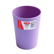 Load image into Gallery viewer, Gab Plastic Reusable Cups, 500ml - Available in Several Colors