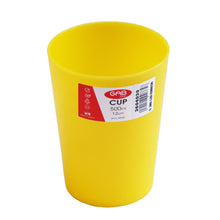 Load image into Gallery viewer, Gab Plastic Reusable Cups, 500ml - Available in Several Colors