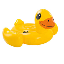 Load image into Gallery viewer, Intex Yellow Duck Ride-On Floaty - 14.7 x 14.7 x 81cm, Yellow