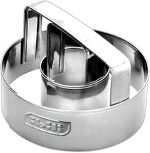 Load image into Gallery viewer, Ibili Stainless Steel Doughnut Cutter or Cookie Cutter with Top Handle
