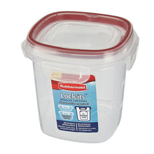 Load image into Gallery viewer, Rubbermaid Lock-Its Plastic Food Canister with Easy Find Lids - 3.7 Cups (0.875 liters)