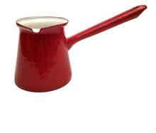 Load image into Gallery viewer, Ibili Turkish Coffee Pot, Enameled Steel - Red