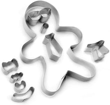 Load image into Gallery viewer, Ibili Boy / Gingerbread Cookie Cutters Set of 9