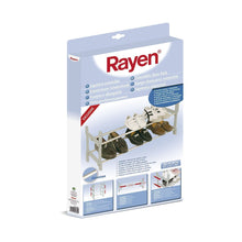Load image into Gallery viewer, Rayen Extendible Shoe Rack - Aluminum, 29.5 x 29 x 46.5cm