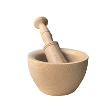 Load image into Gallery viewer, Serra Quintana Mortar & Pestle - Wood, 15cm