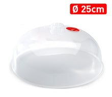 Load image into Gallery viewer, Plastic Forte Microwave Plate Cover with Ventilation - Available in different sizes
