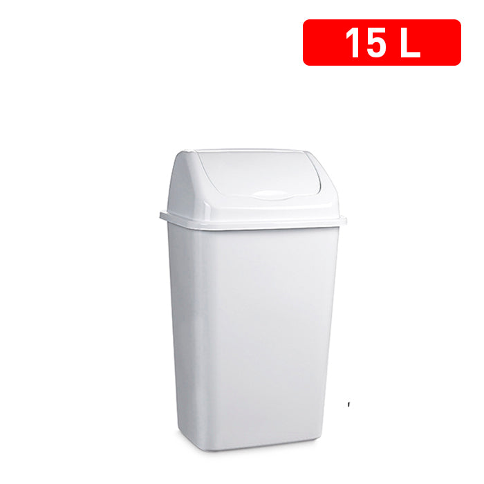 Plastic Forte Bin with Swinging Lid, 15L - Available in different colors