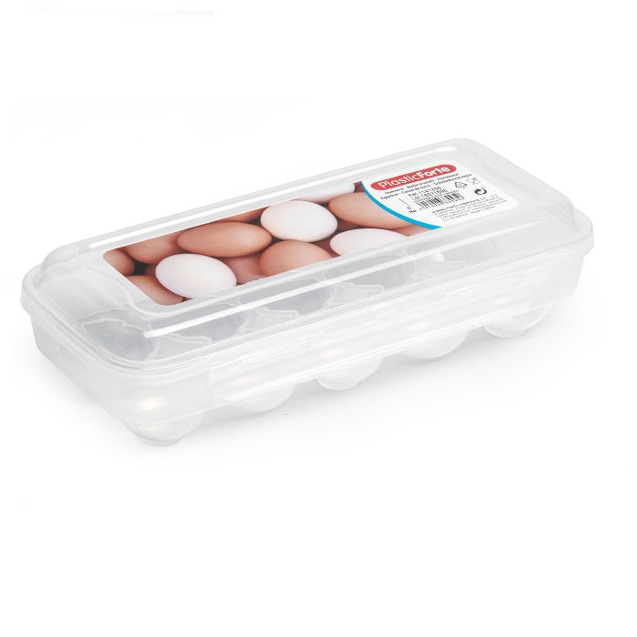 Plastic Forte Plastic Egg Storage Case, Transparent