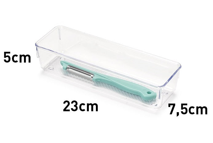 Interdesign Clear Linus Cutlery Tray