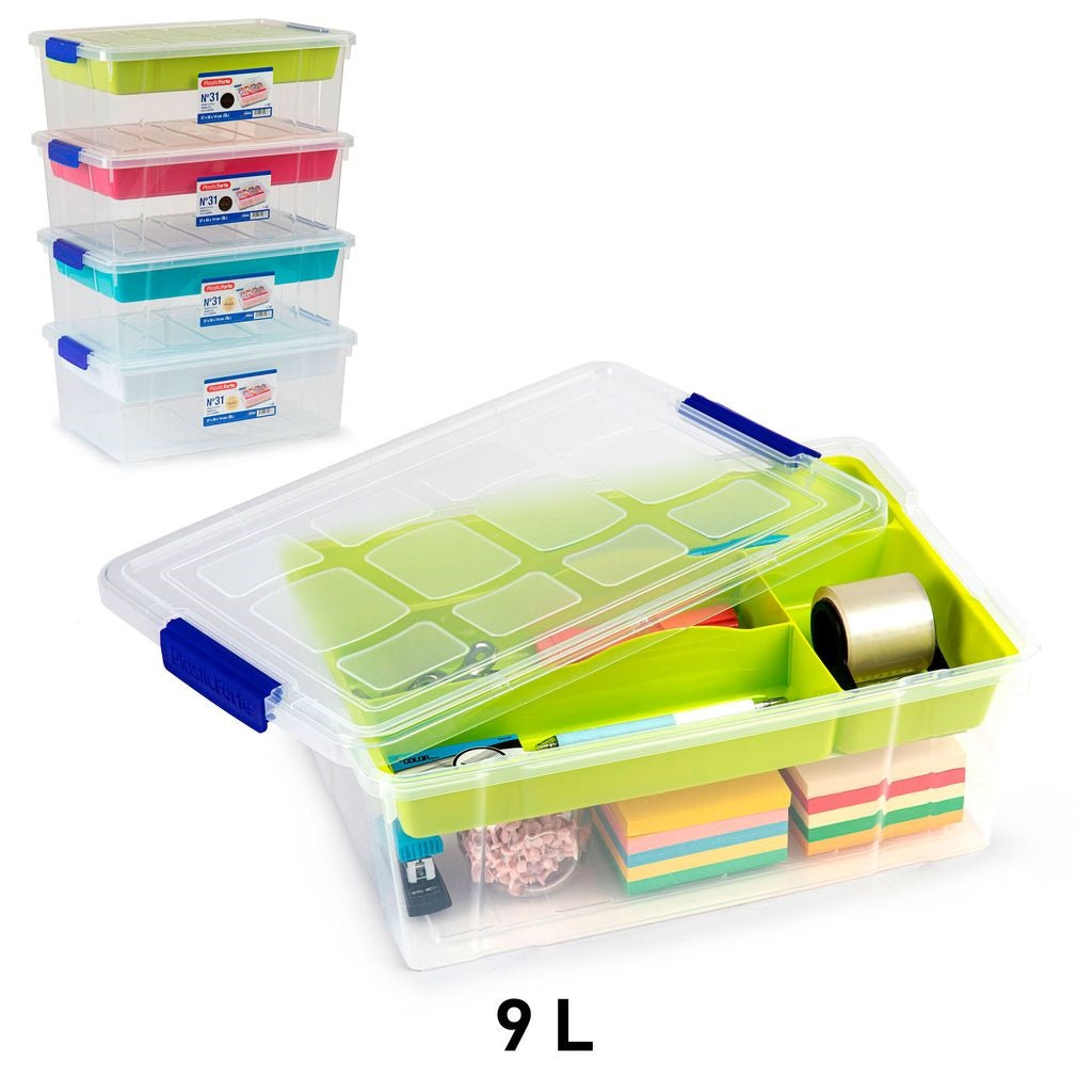 Plastic Forte Multipurpose Box with Tray Nº 31, 9L