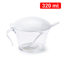 Load image into Gallery viewer, Plastic Forte Sugar Jar with Spoon, 320ml - Available in different colors