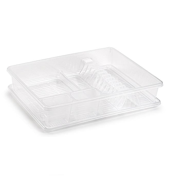 Plastic Forte Large Dish Drying Rack with Tray - Available in different colors