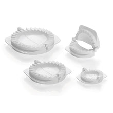Load image into Gallery viewer, Tescoma Delicia Set of 4 Sambousek / Dumpling Makers - White