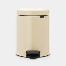 Load image into Gallery viewer, Brabantia New Icon Pedal Bin, 5 Liters - Almond
