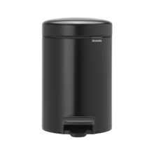 Load image into Gallery viewer, Brabantia New Icon Pedal Bin, 3 Liters - Matt Black