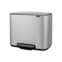 Load image into Gallery viewer, Brabantia Bo Pedal Bin - 36 Liters, Matt Steel Fingerprint Proof