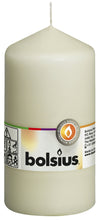 Load image into Gallery viewer, Bolsius Unscented Pillar Candle 130/68mm - Available in different colors