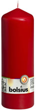 Load image into Gallery viewer, Bolsius Unscented Pillar Candle 200/68mm - Available in different colors