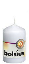 Load image into Gallery viewer, Bolsius Unscented Pillar Candle 80/48mm - Available in different colors