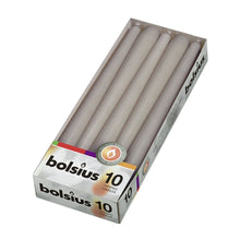 Load image into Gallery viewer, Bolsius Box of 10 Tapered Candles 245/24mm - Available in different colors