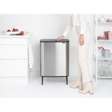 Load image into Gallery viewer, Brabantia Bo Hi Touch Bin, 60 Liters - Matt Steel Fingerprint Proof