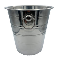 Load image into Gallery viewer, Topps Stainless Steel Wine Bucket with Rings - 21cm
