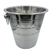 Load image into Gallery viewer, Topps Stainless Steel Wine Bucket with Rings - 21cm
