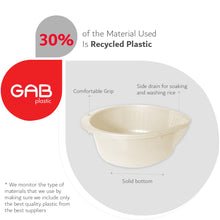 Load image into Gallery viewer, Gab Plastic Rice Colander / Strainer - 25 x 19cm, Available in Several Colors