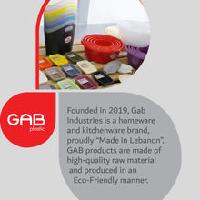 Load image into Gallery viewer, Gab Plastic Set of 2 Round Food Container Microwave Safe - Available in several colors