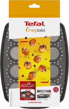 Load image into Gallery viewer, Tefal Crispybake Silicone Mini Muffins Pan, 12 Pieces, 29 x 21cm