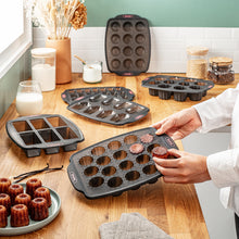 Load image into Gallery viewer, Tefal Crispybake Silicone Mini Canneles, 18 pieces - 29 x 21cm